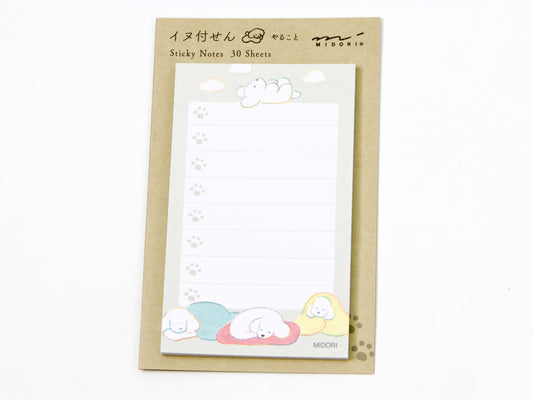 Notes autocollantes découpées Midori