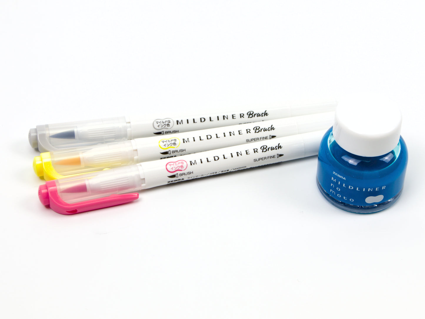 MildLiner No Moto Ink Pot and MildLiner Brush Set