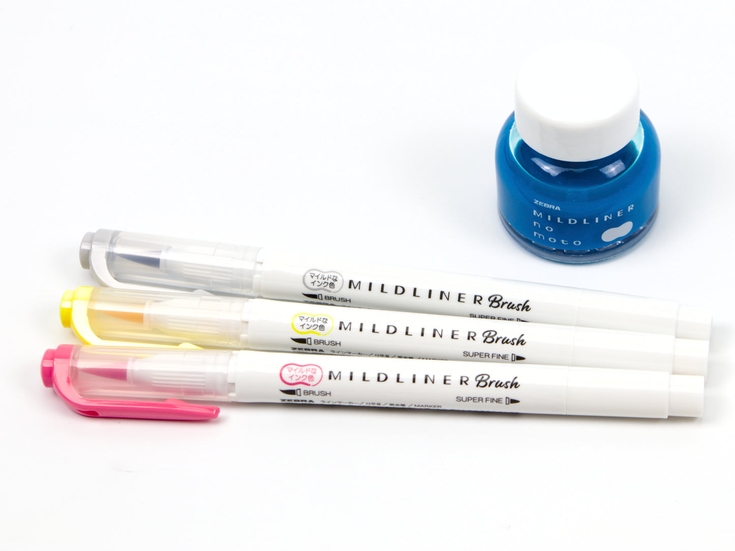 MildLiner No Moto Ink Pot and MildLiner Brush Set