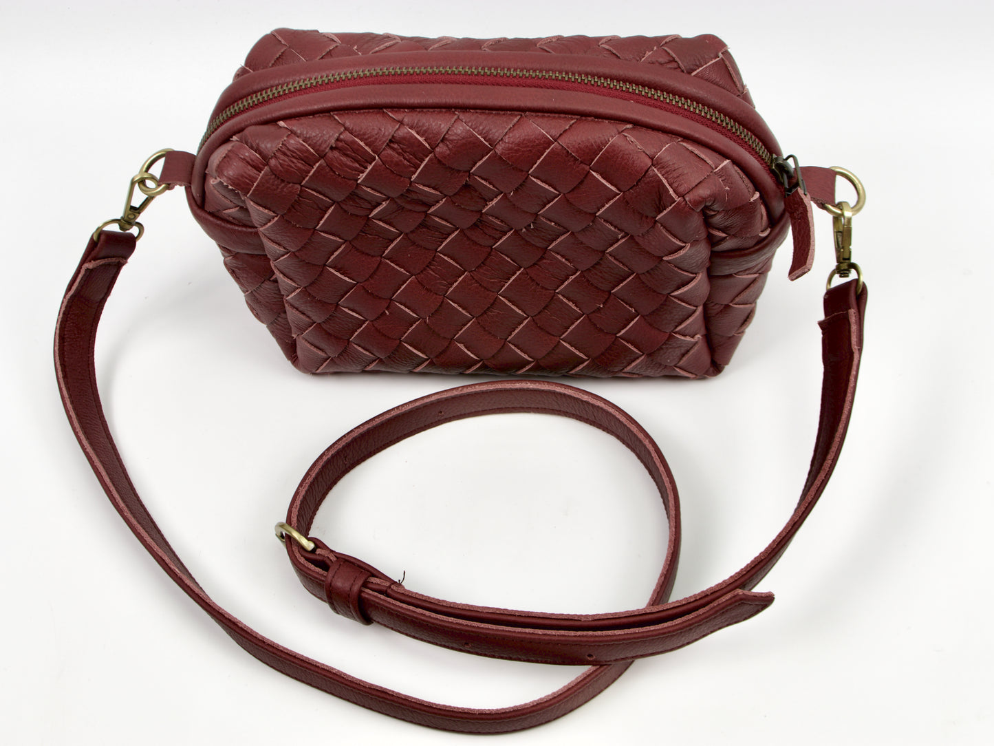 Bolso bandolera Milloo Erato marrón desgastado