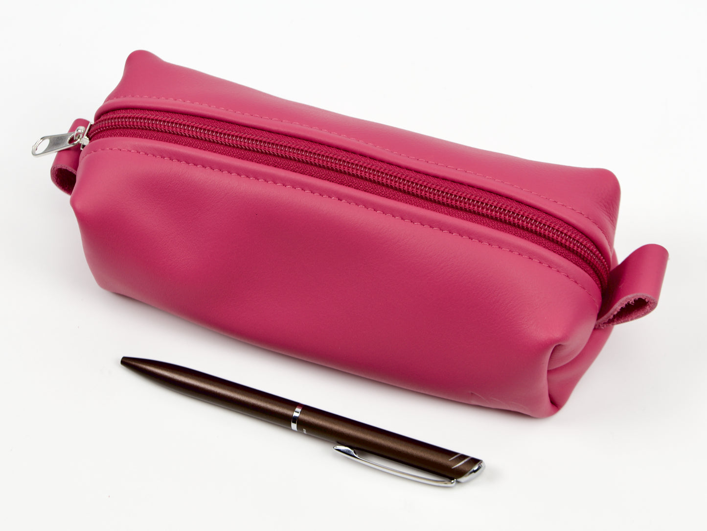 Estuche para bolígrafo Milloo Rec en color marrón chocolate