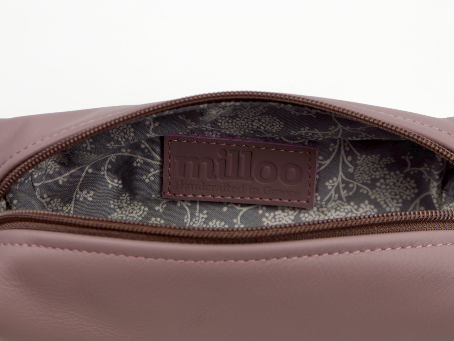 Estuche para bolígrafo Milloo Rec en color marrón chocolate