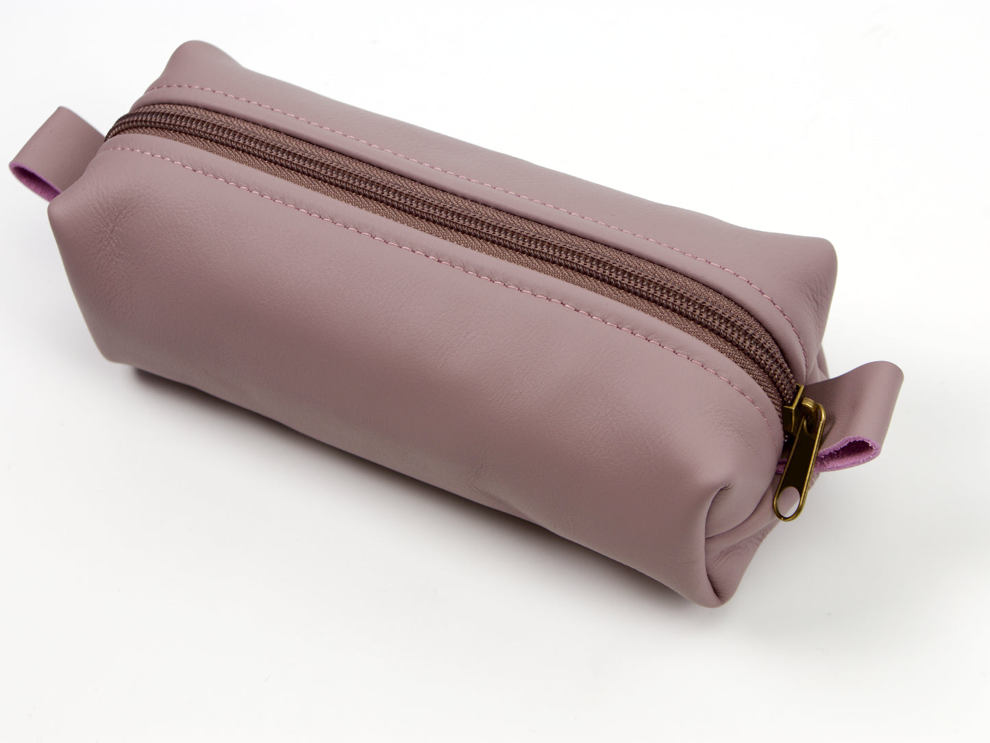 Estuche para bolígrafo Milloo Rec en color marrón chocolate