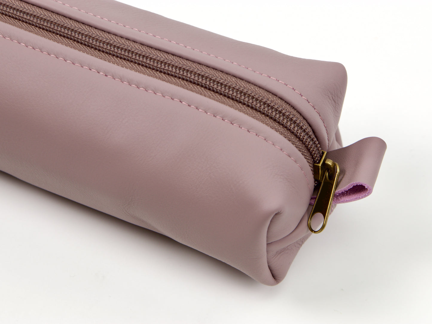 Estuche para bolígrafo Milloo Rec en color marrón chocolate