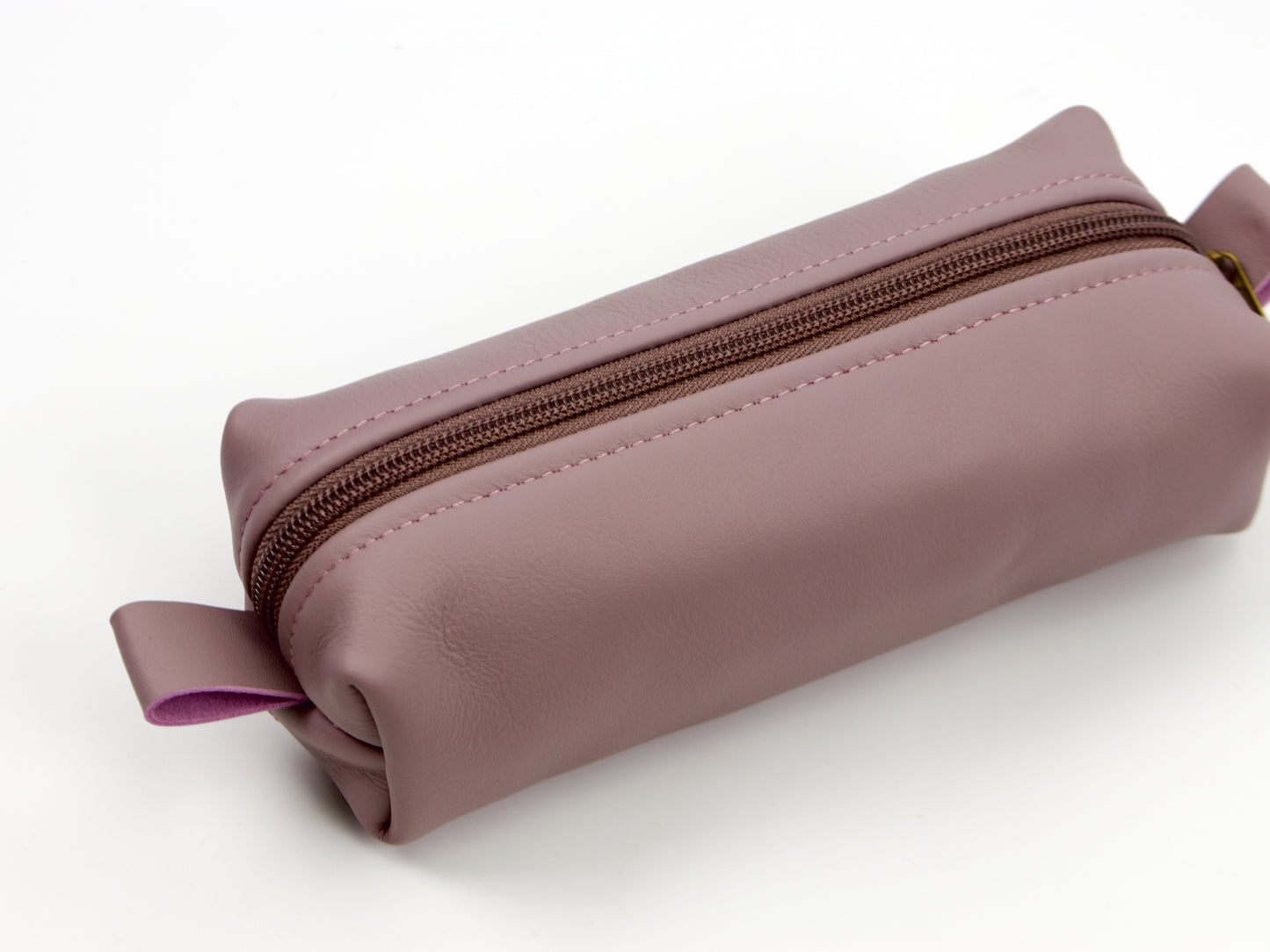 Estuche para bolígrafo Milloo Rec en color marrón chocolate