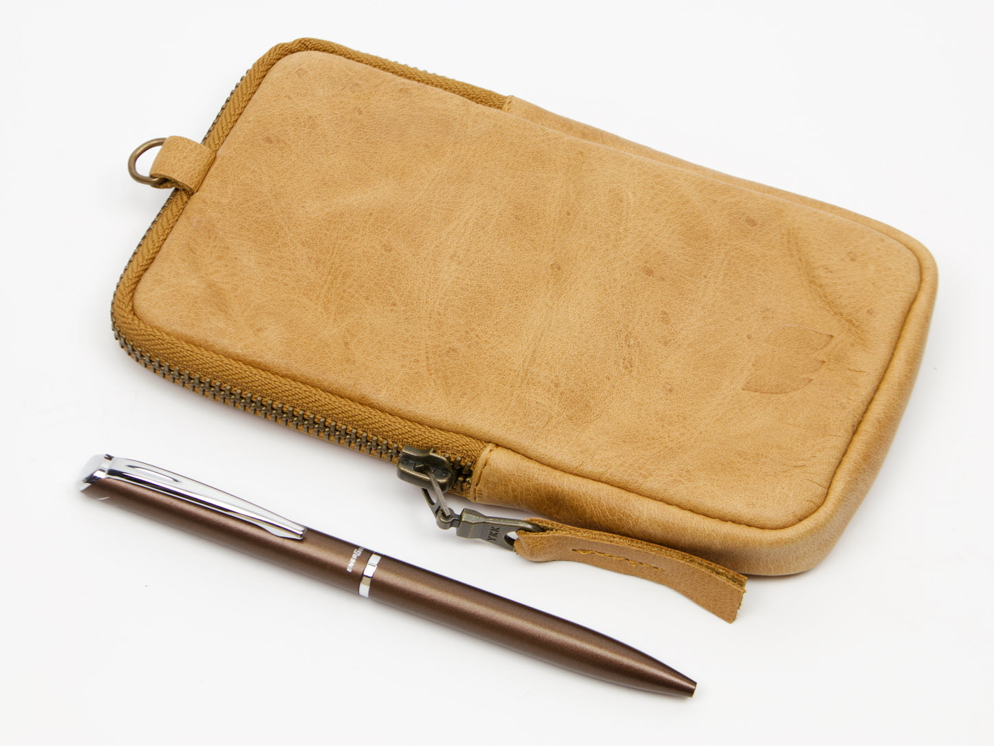 milloo Slim Pen Case Distressed Brown