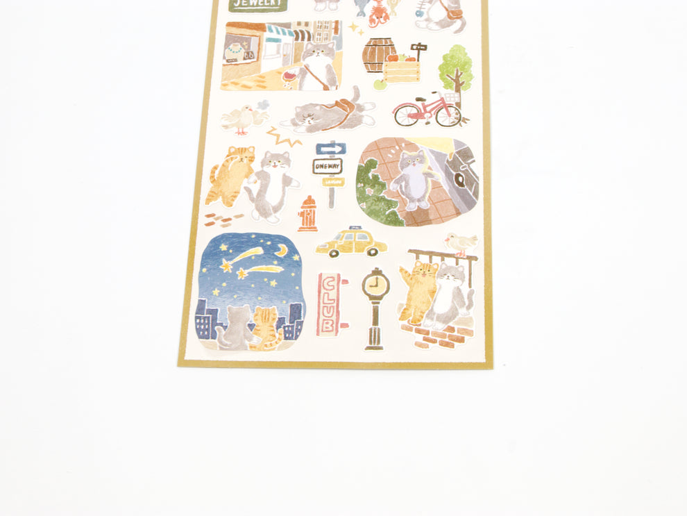 Mind Wave Cat's Day Out Stickers – Tokyo Pen Shop