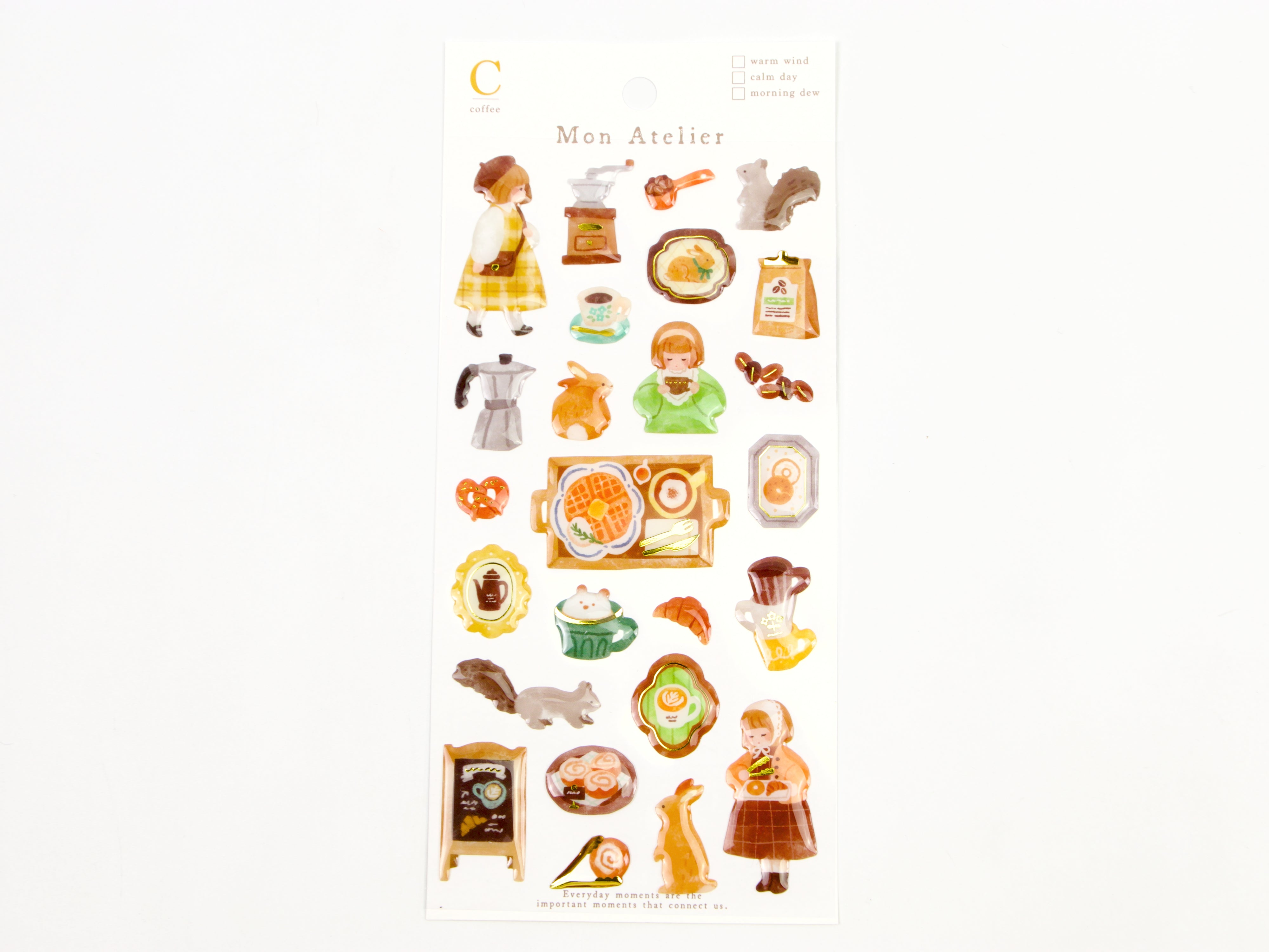 Mind Wave Mon Atelier Stickers – Tokyo Pen Shop