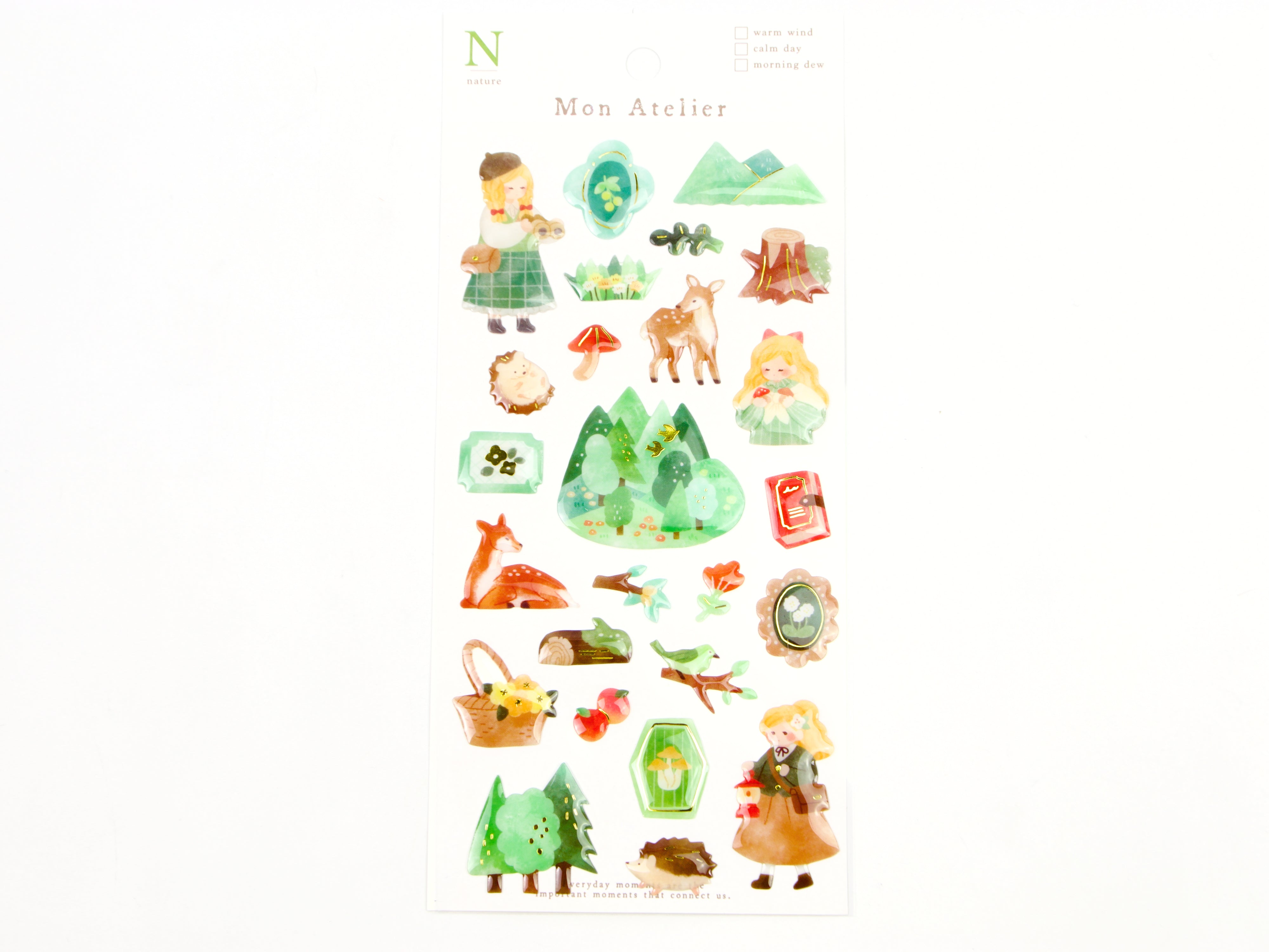 Mind Wave Mon Atelier Stickers – Tokyo Pen Shop