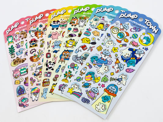 Mind Wave Pump Town Stickers