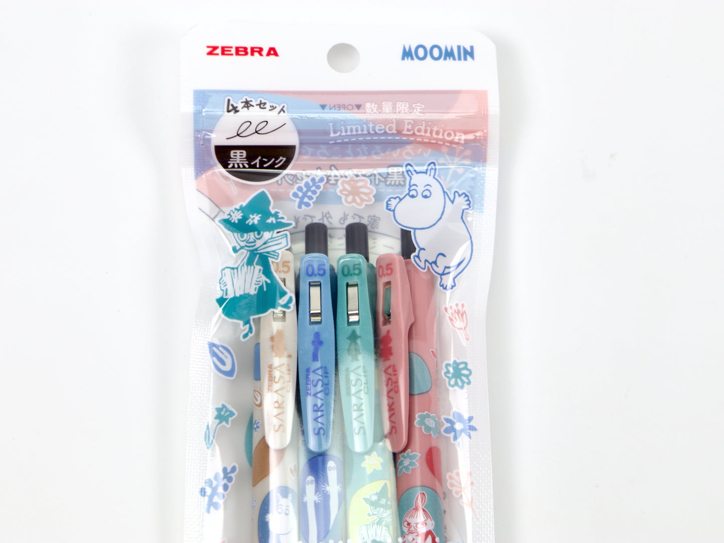 Limited Edition Moomin Sarasa Clip Set LTD