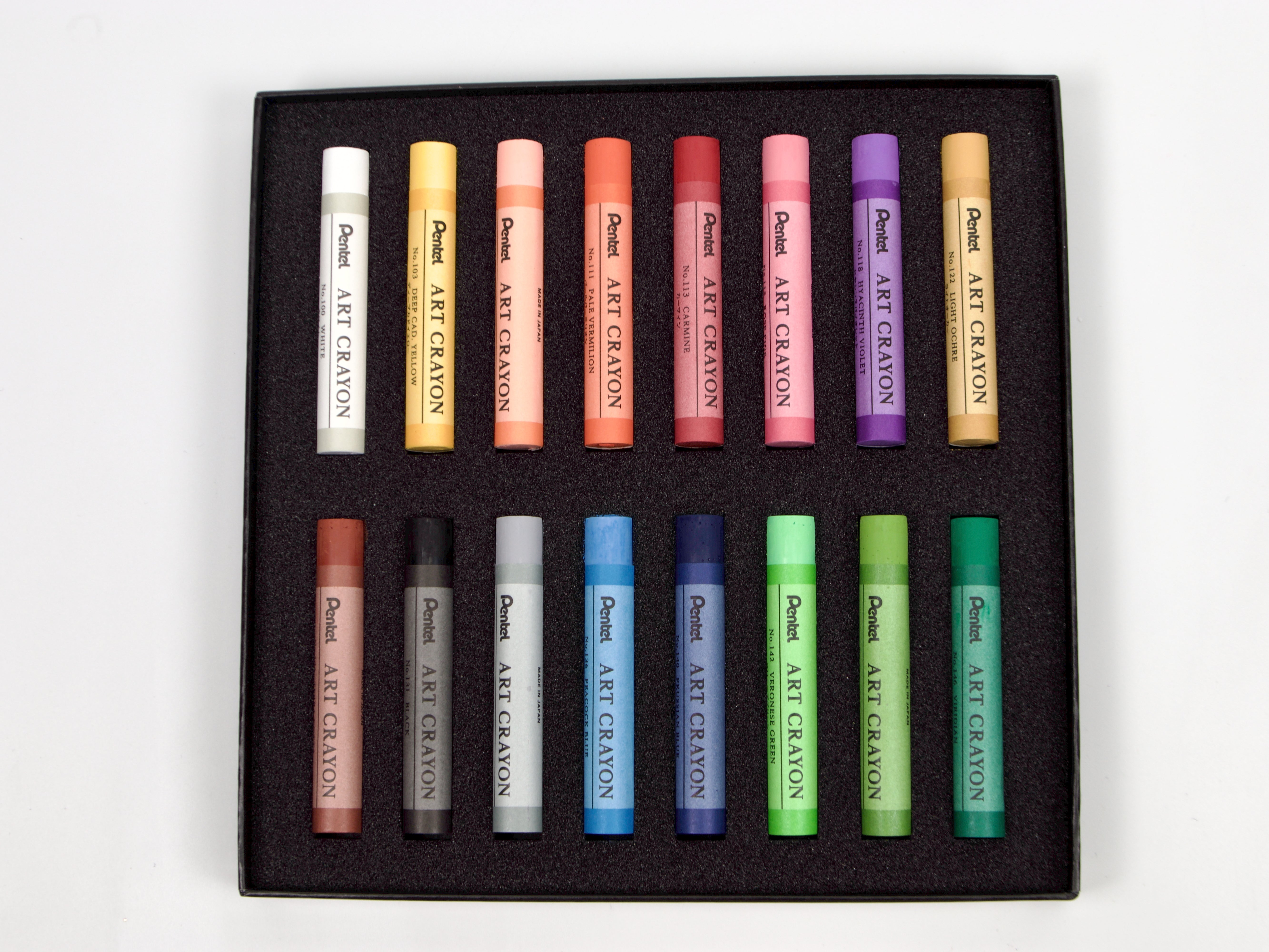 Pentel Art Crayon 16 Color Set - Tokyo Pen Shop Pentel Art Crayon 16 Color Set - Tokyo Pen Shop