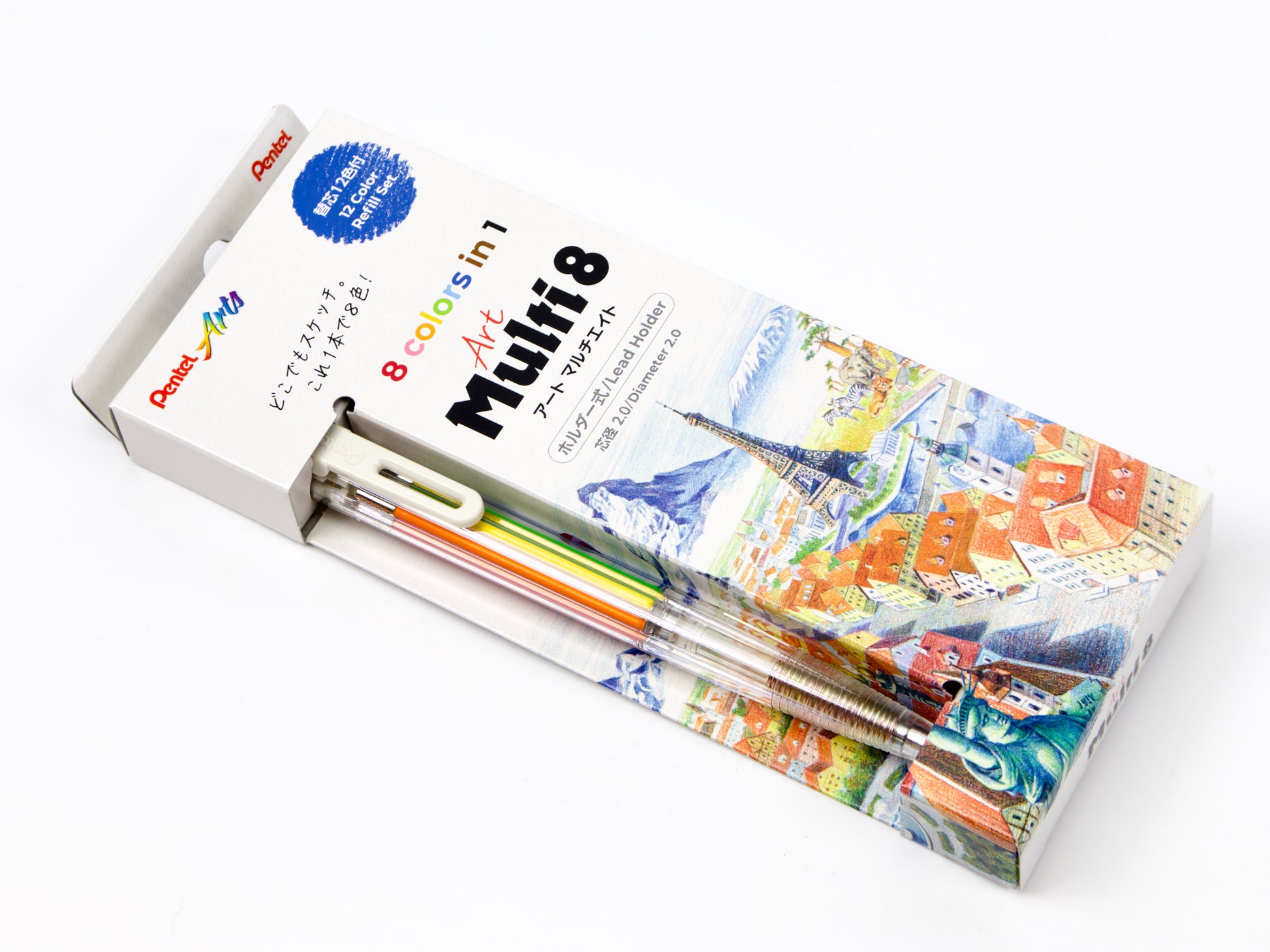 Pentel LR7-BX Energel Refill rosso per Roller 0.7mm Pentel LR7-BX Energel Refill rosso per Roller 0.7mm
