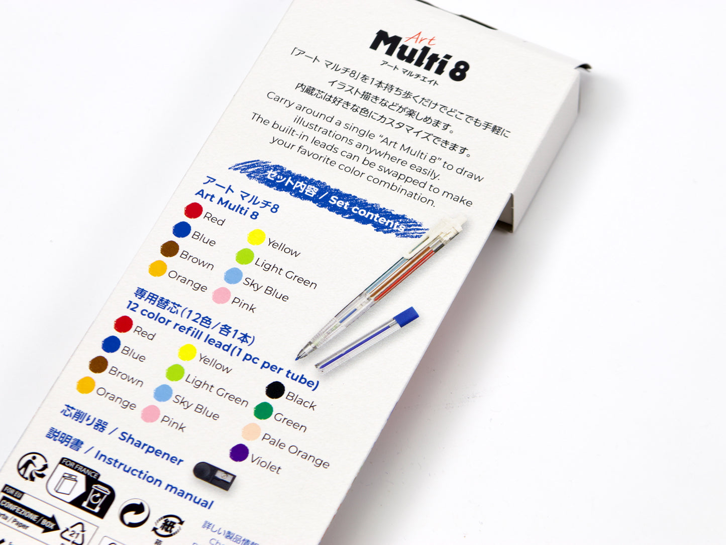 Pentel Art Multi 8 with Refill Set