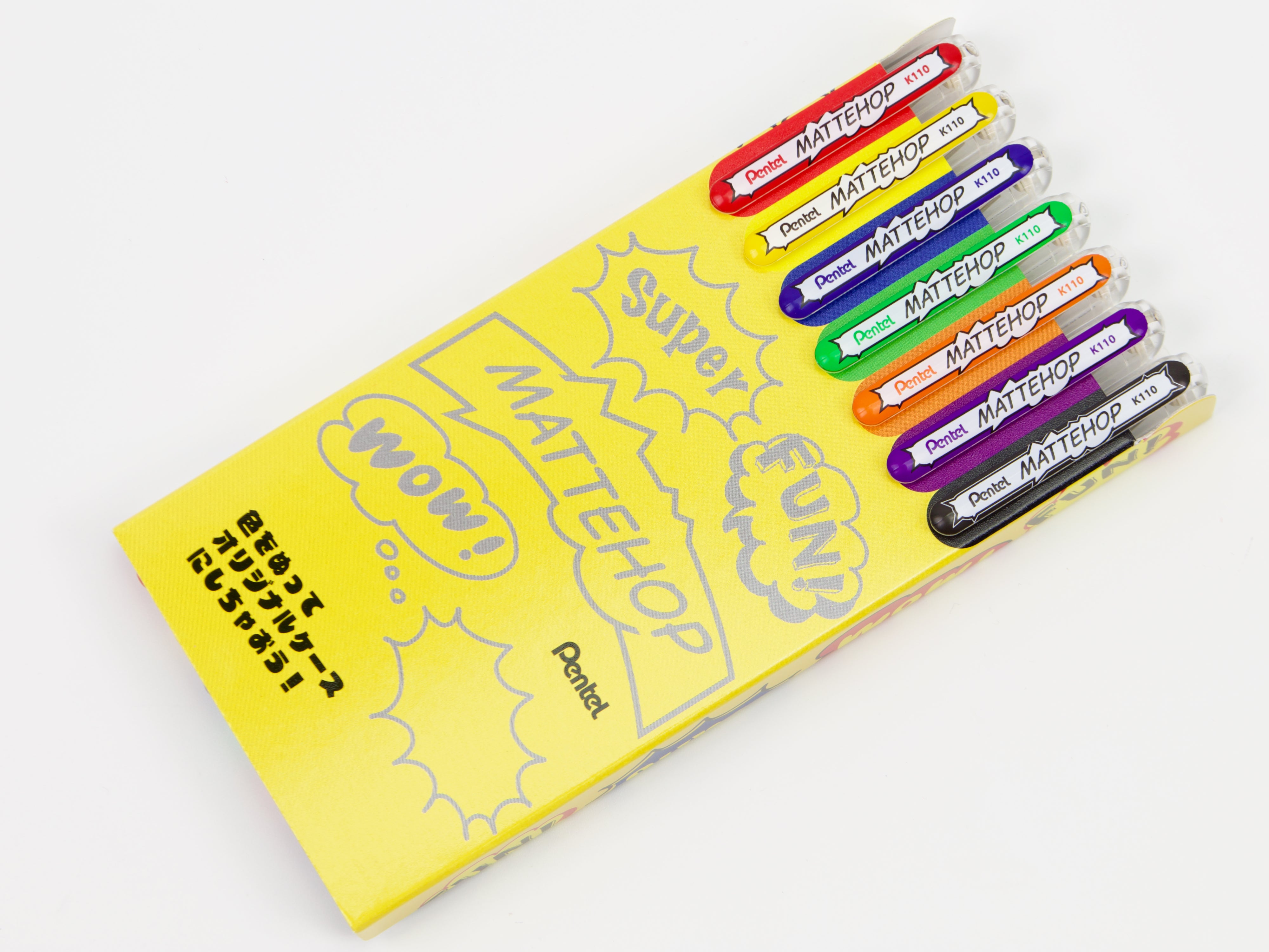 Pentel markers on sale yellow case