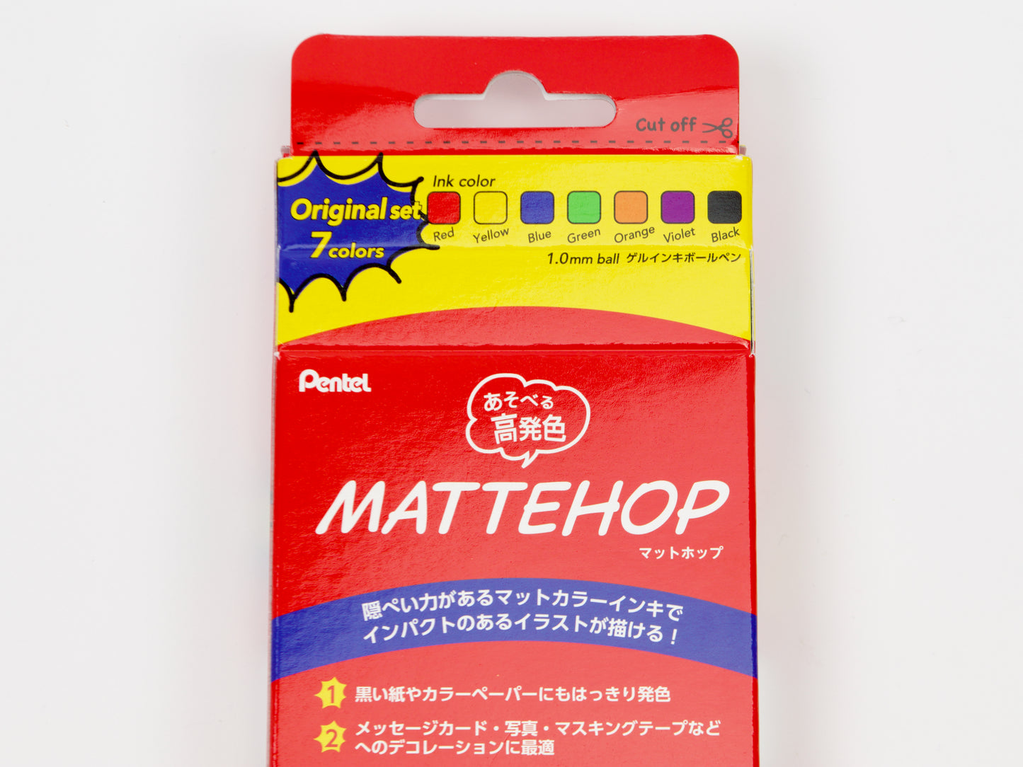 Pentel Mattehop 7 Color Set