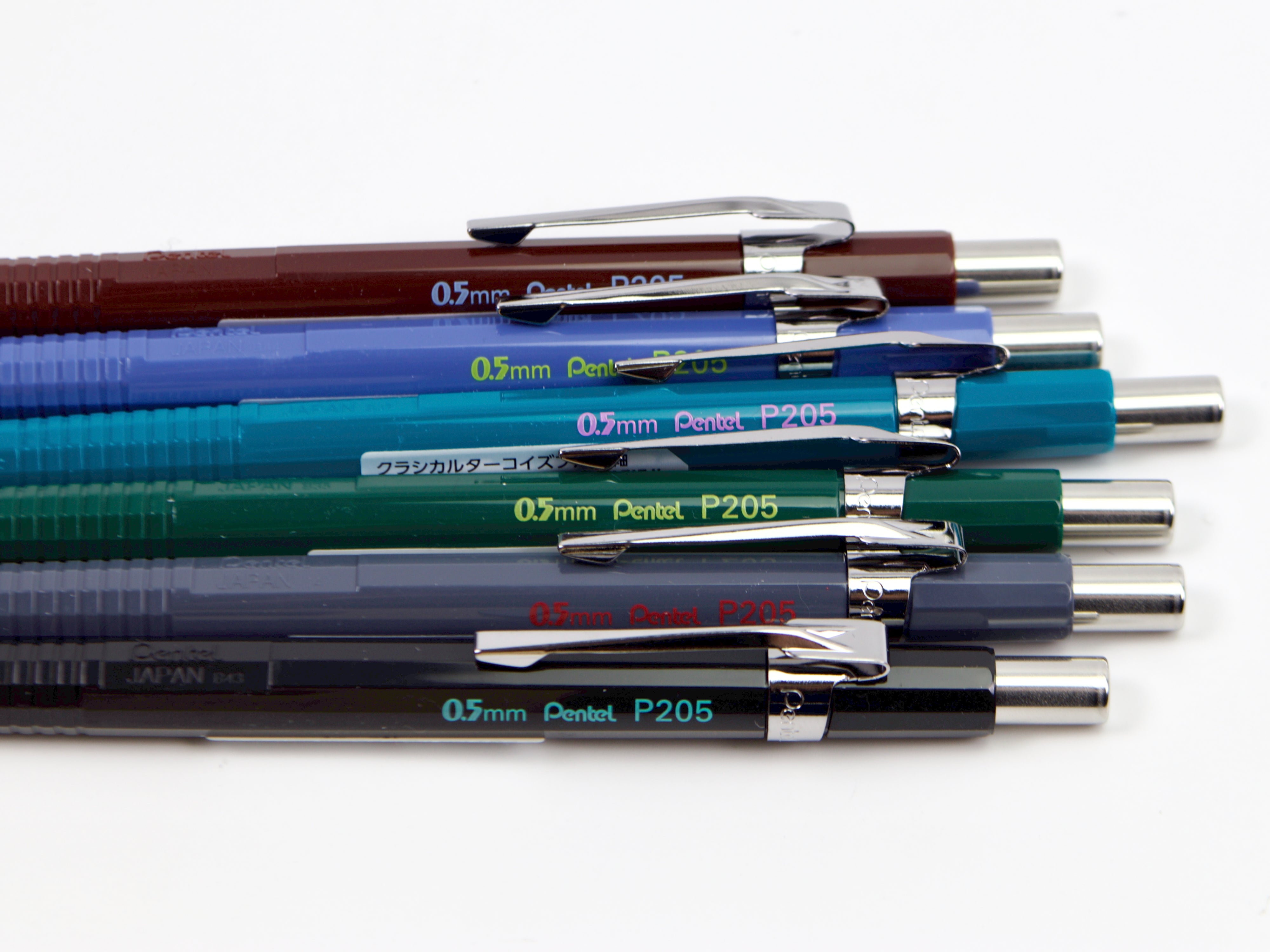 Pentel P205 LTD Neo Classical Colors - Tokyo Pen Shop