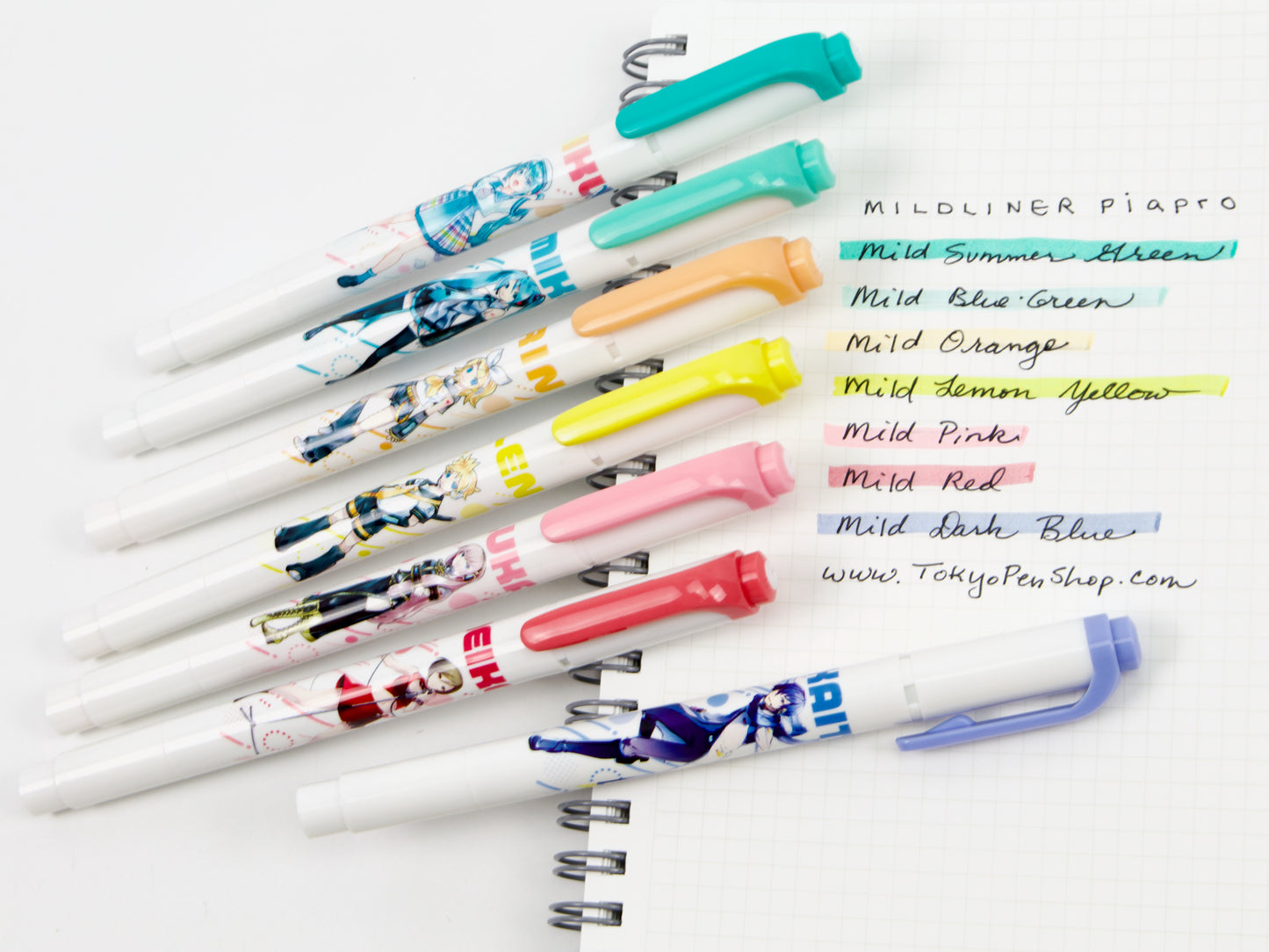 Limited Edition Piapro Character Mildliner Set