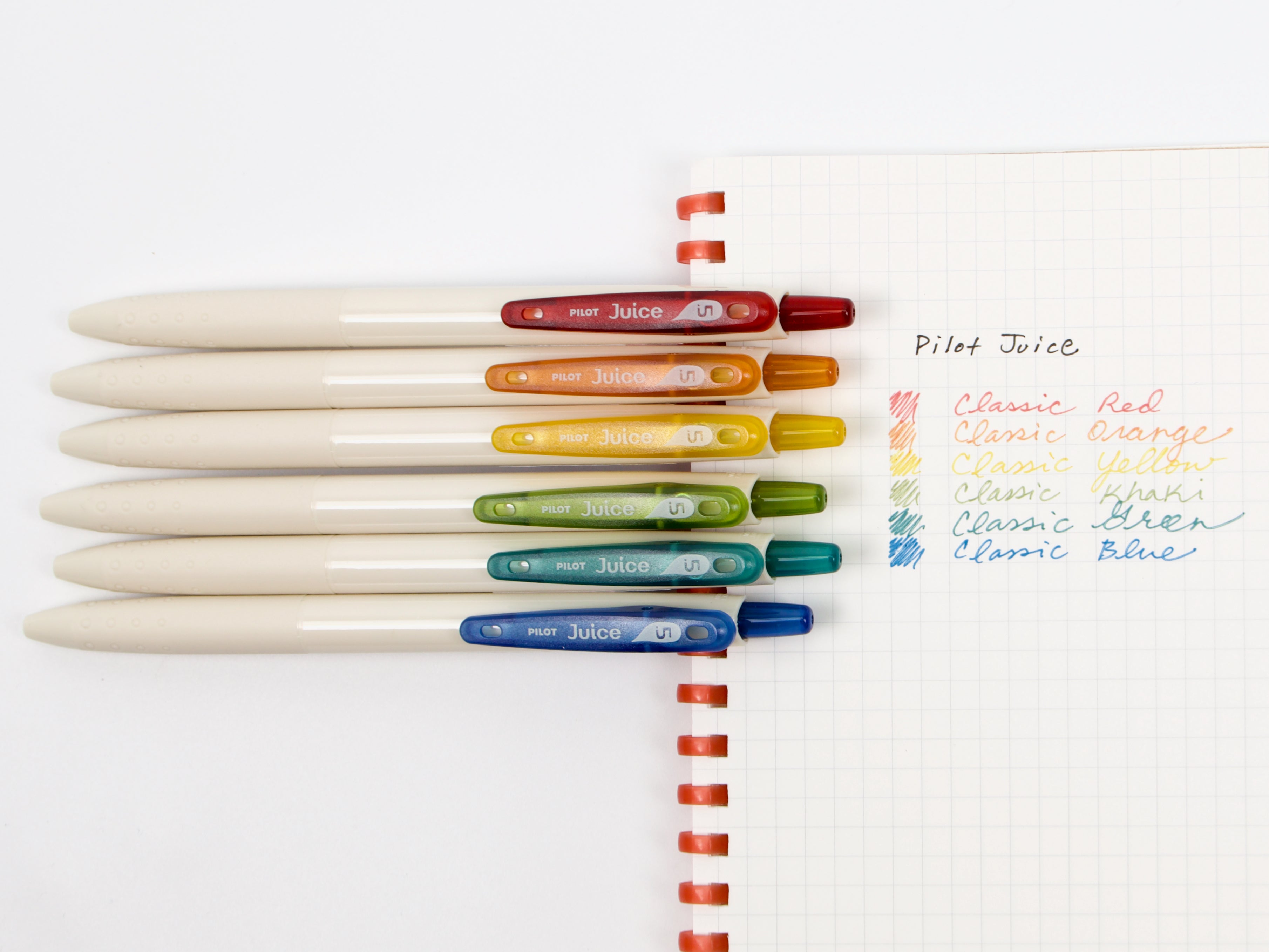Pilot Ink Colors Chart Pilot Juice Classic Colors Set - Tokyo Pen Shop