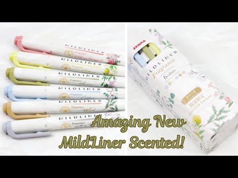 Zebra MildLiner Fragrance 6 Color Set LTD