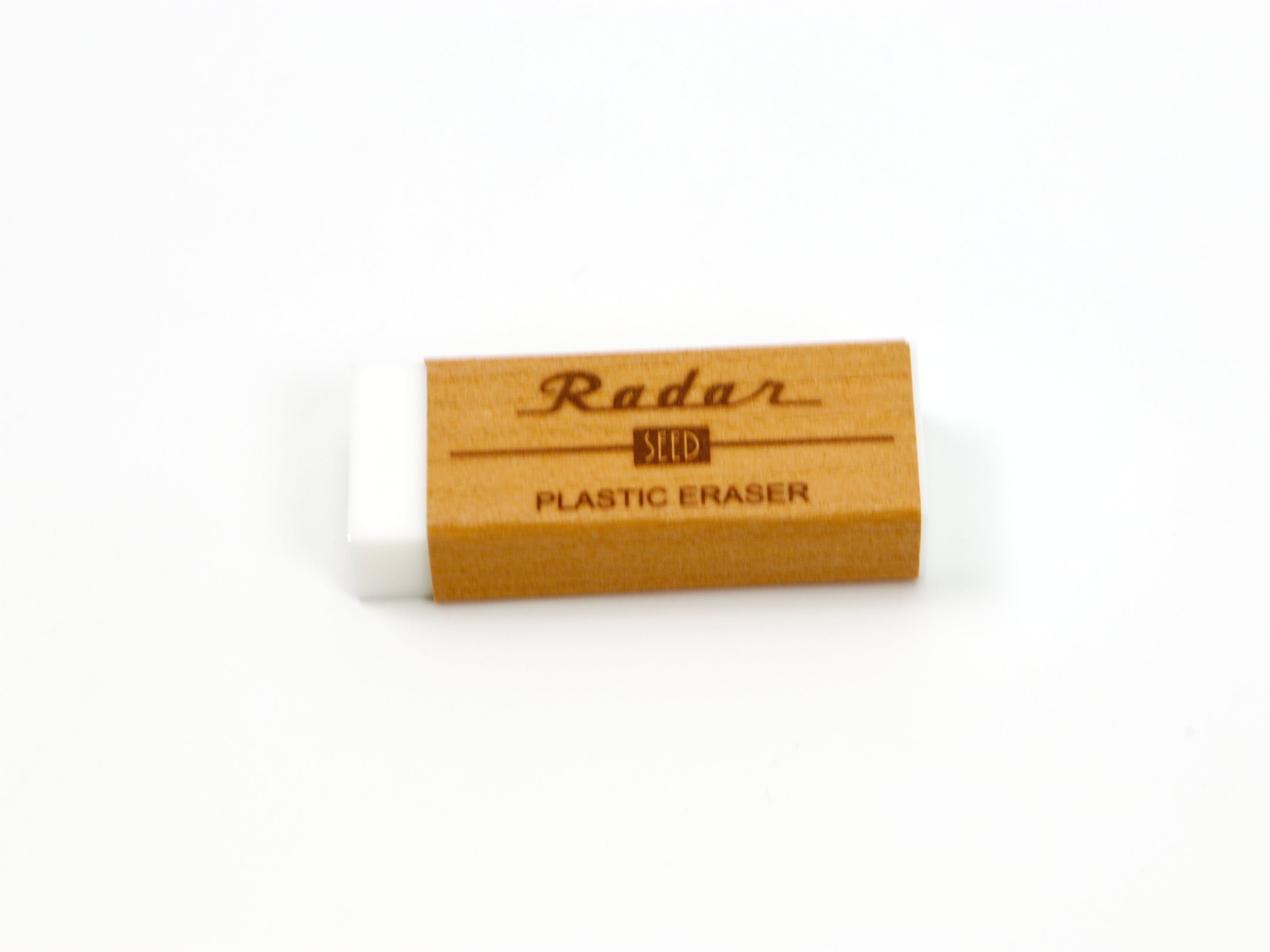 SEED Radar Eraser Cherry Tree Bark Sleeve - Tokyo Pen Shop
