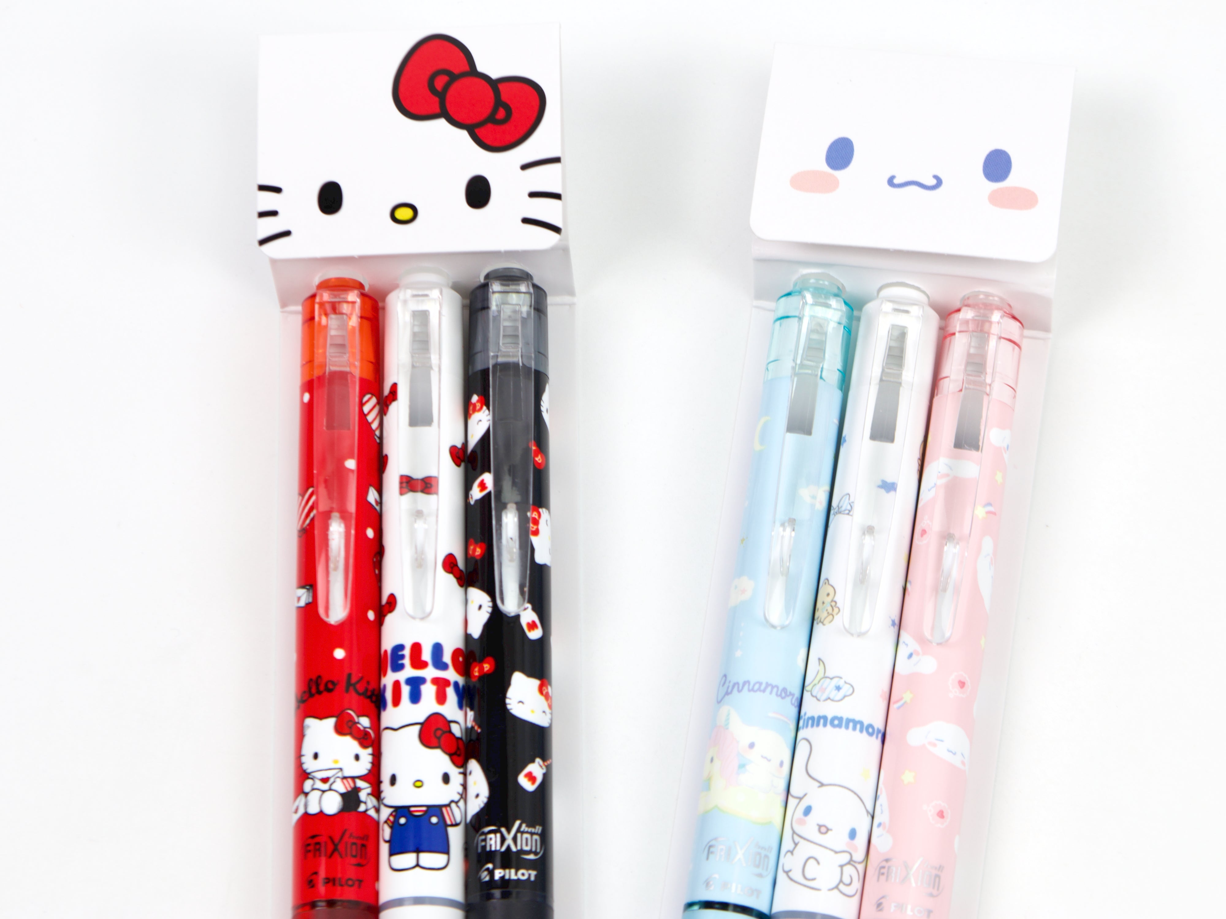 Sanrio Frixion Ball Knock 3 Pen Set - Tokyo Pen Shop