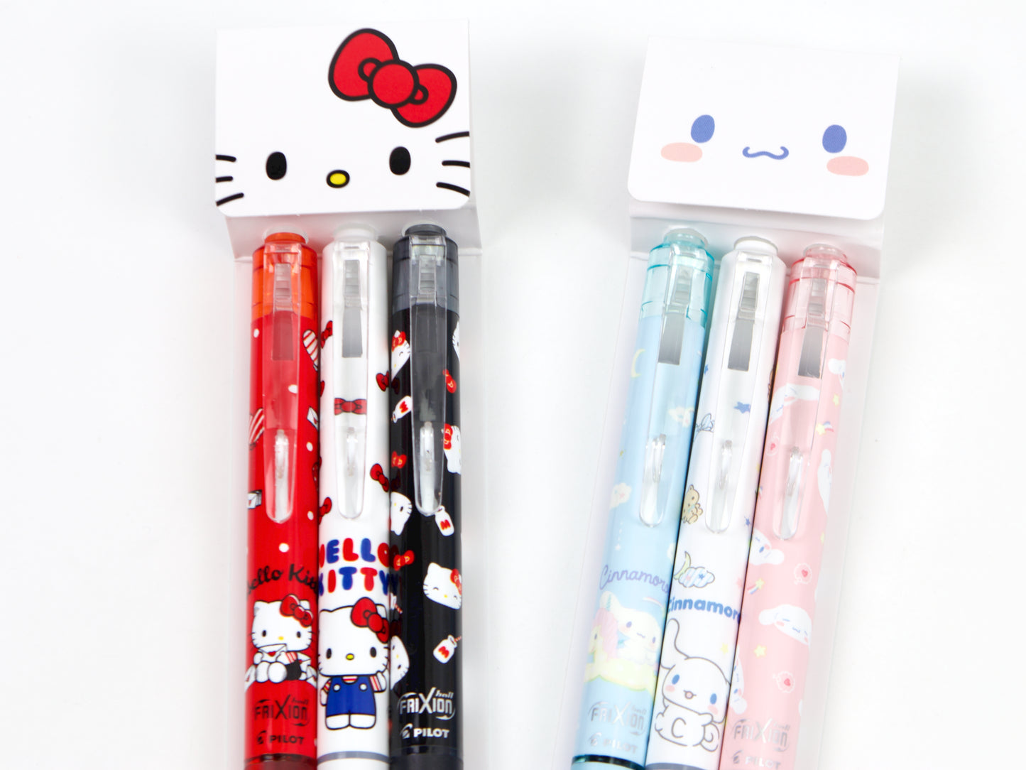 Sanrio Frixion Ball Knock 3 Pen Set