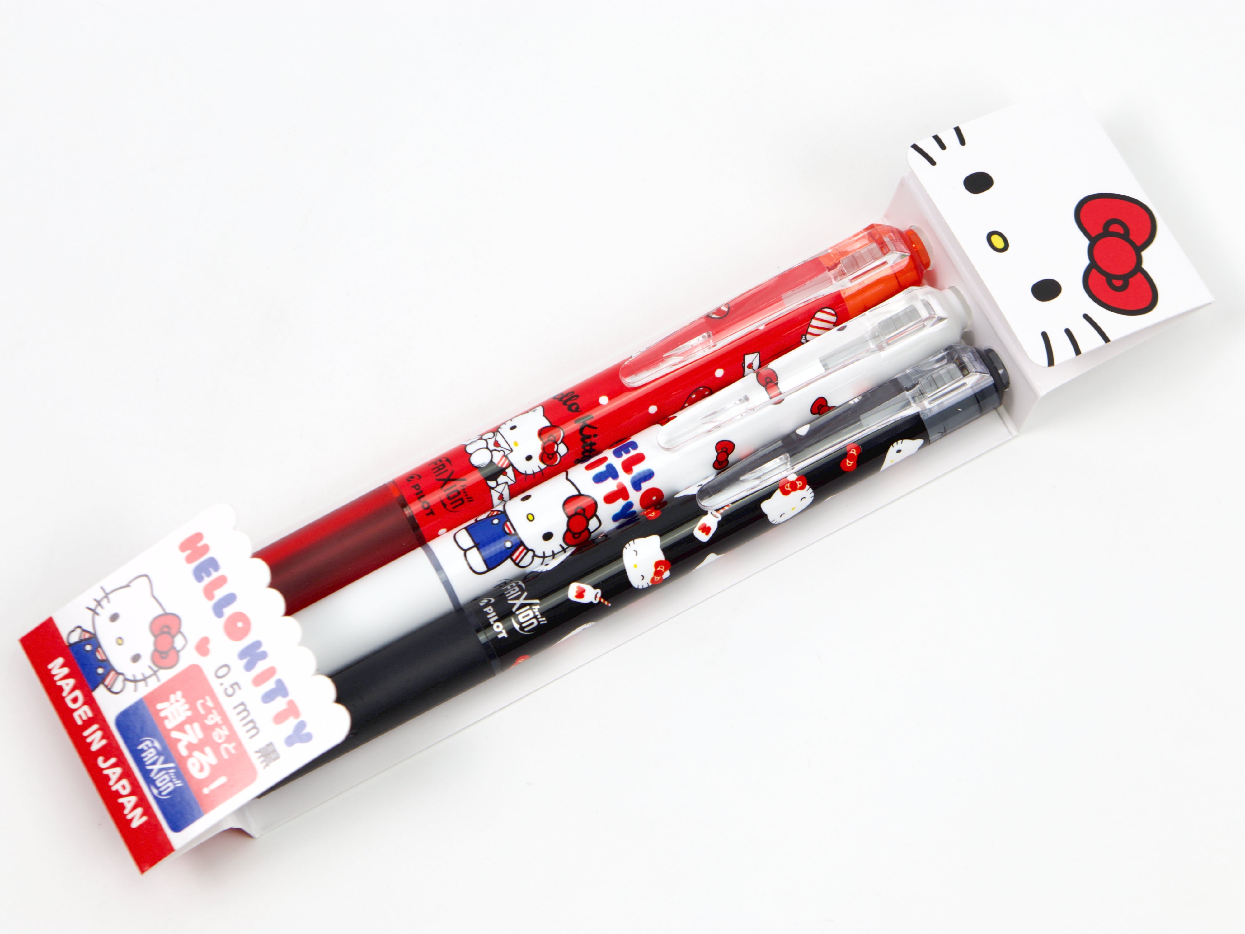 Sanrio Frixion Ball Knock 3 Pen Set - Tokyo Pen Shop