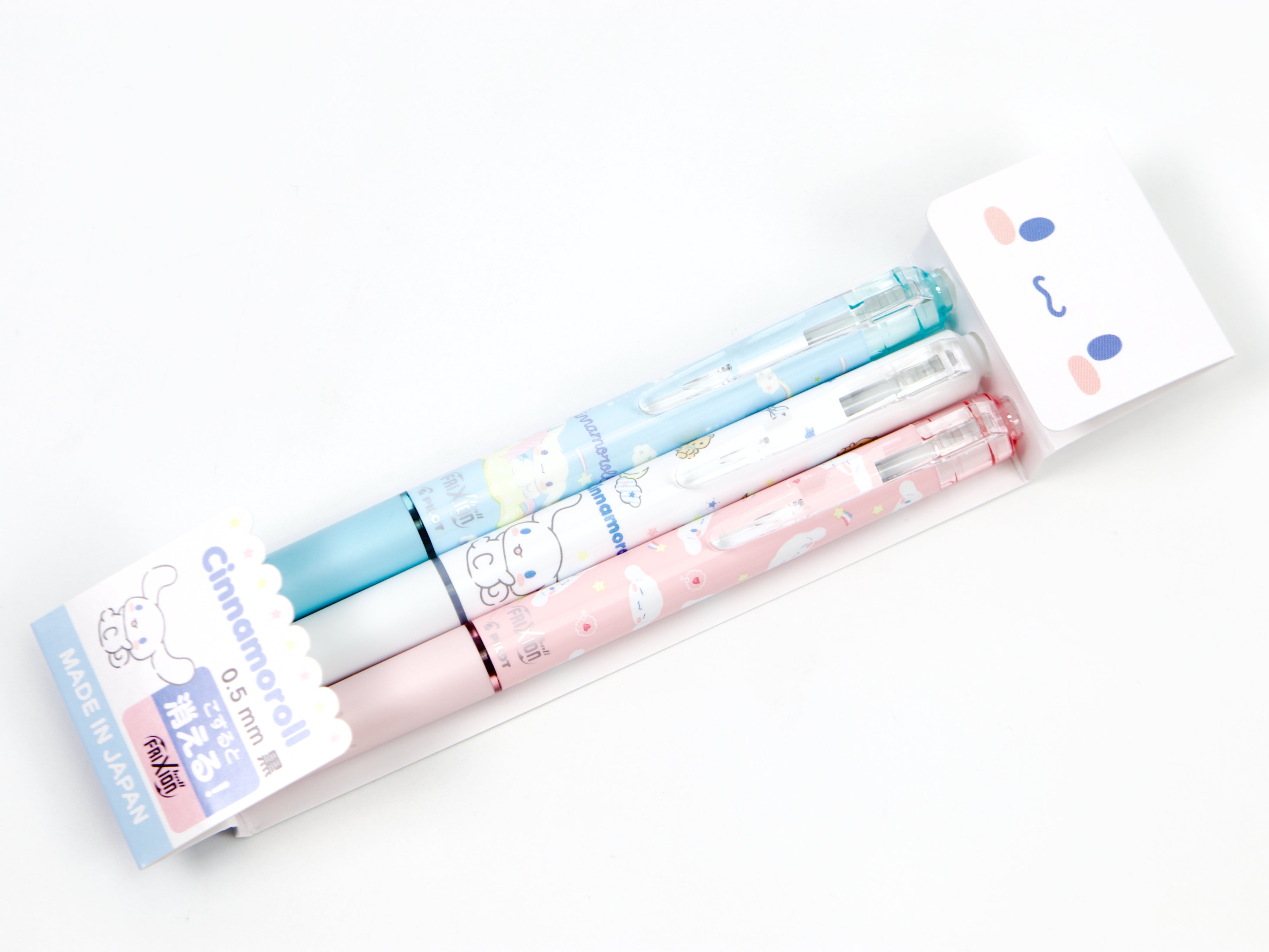 文房具・ステーショナリー Micro5,coinbox refill,v3 Sanrio Frixion Ball Knock 3 Pen Set - Tokyo Pen Shop