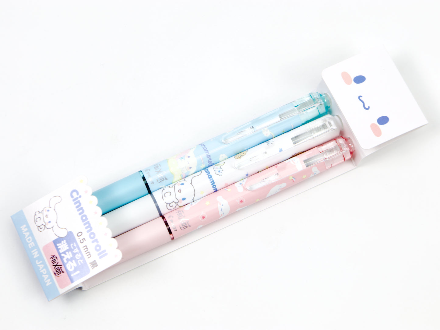 Sanrio Frixion Ball Knock 3 Pen Set