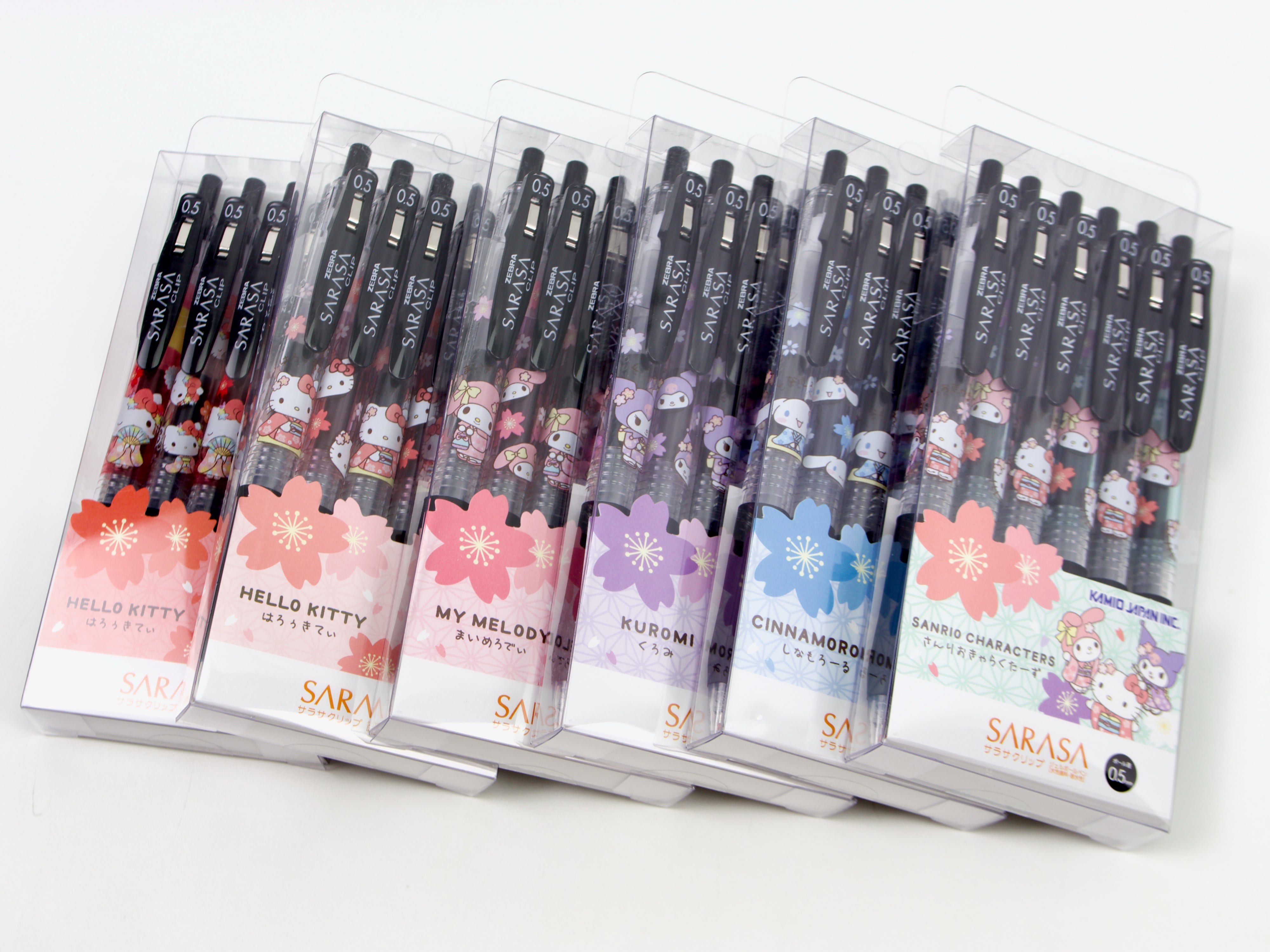 Sanrio Kimono Sarasa Clip Set LTD - Tokyo Pen Shop