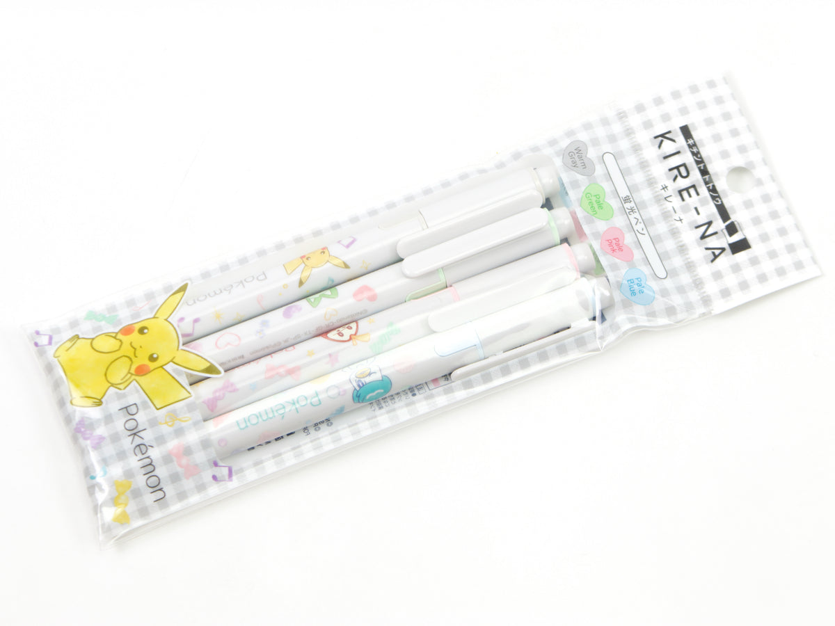 Pokemon X Pilot Kire-Na Highlighter 4 Color Set LTD
