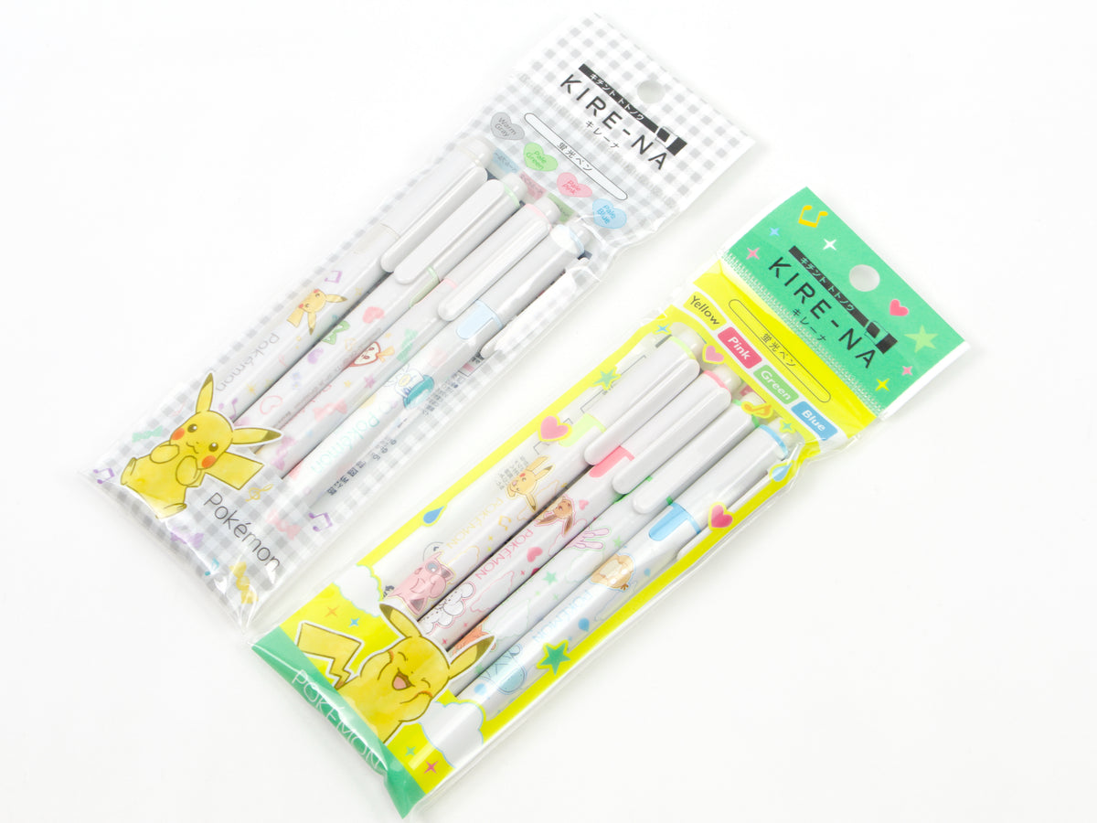 Pokemon X Pilot Kire-Na Highlighter 4 Color Set LTD