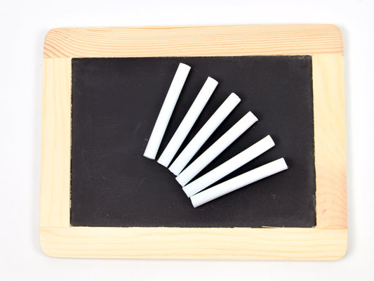 Rikagaku School Dustless Chalk Slim White Set