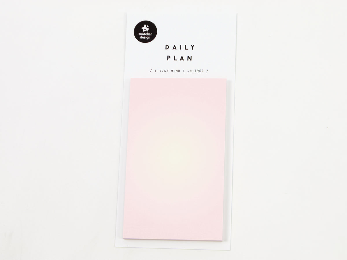 Suatelier Daily Plan Sticky Memo