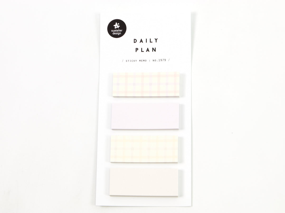 Suatelier Daily Plan Sticky Memo