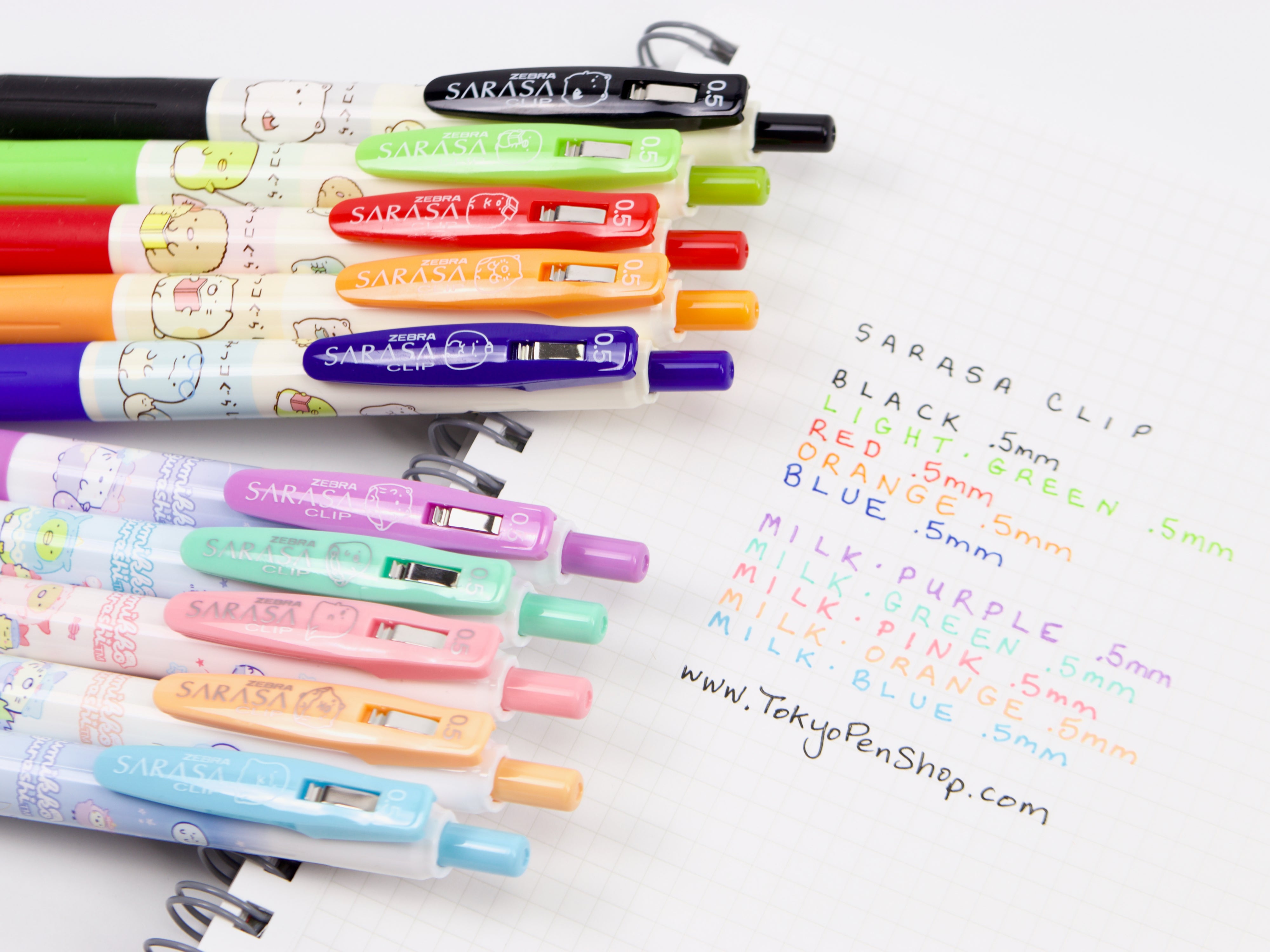 Sumikko Gurashi Sarasa Clip LTD - Tokyo Pen Shop