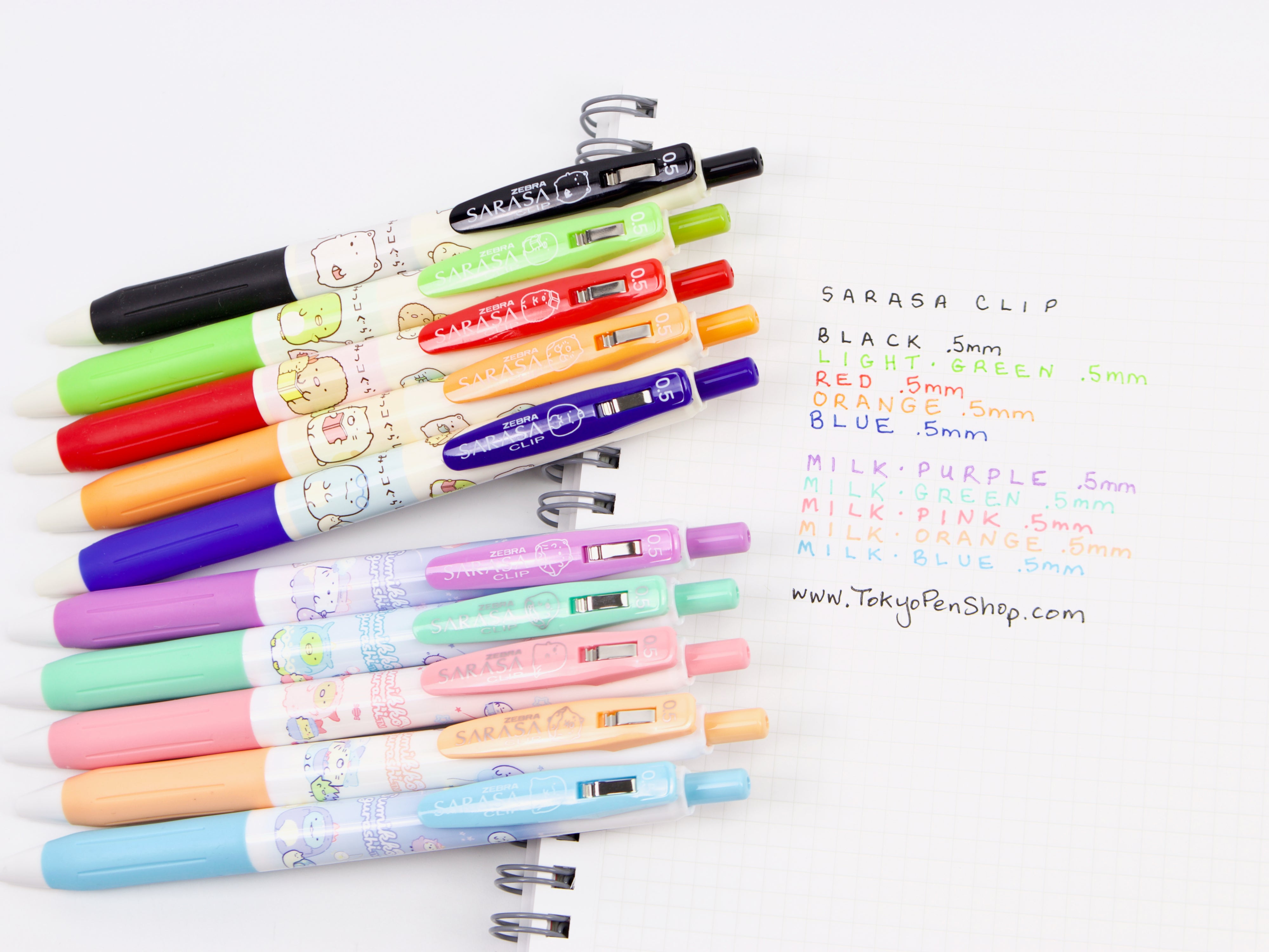 Sumikko Gurashi Sarasa Clip LTD - Tokyo Pen Shop