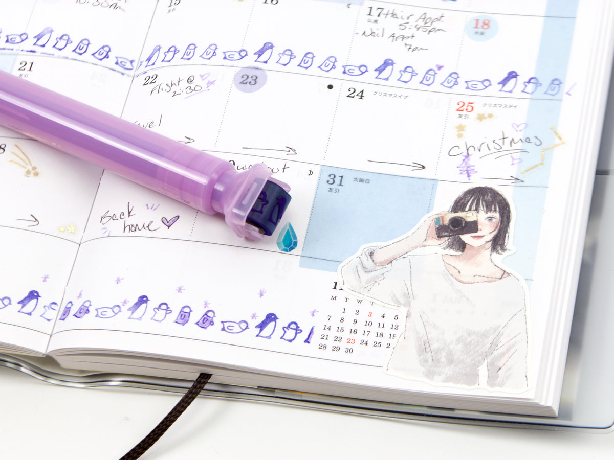 Kutsuwa Cruro Roller Stamp Pen