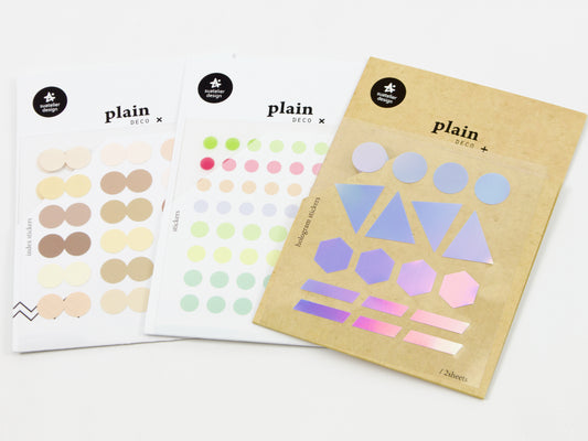 Suatelier Plain Deco for Planners and Notebooks
