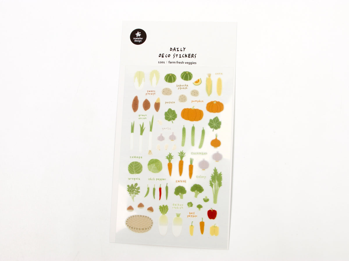 Suatelier Daily Deco Stickers (PVC)