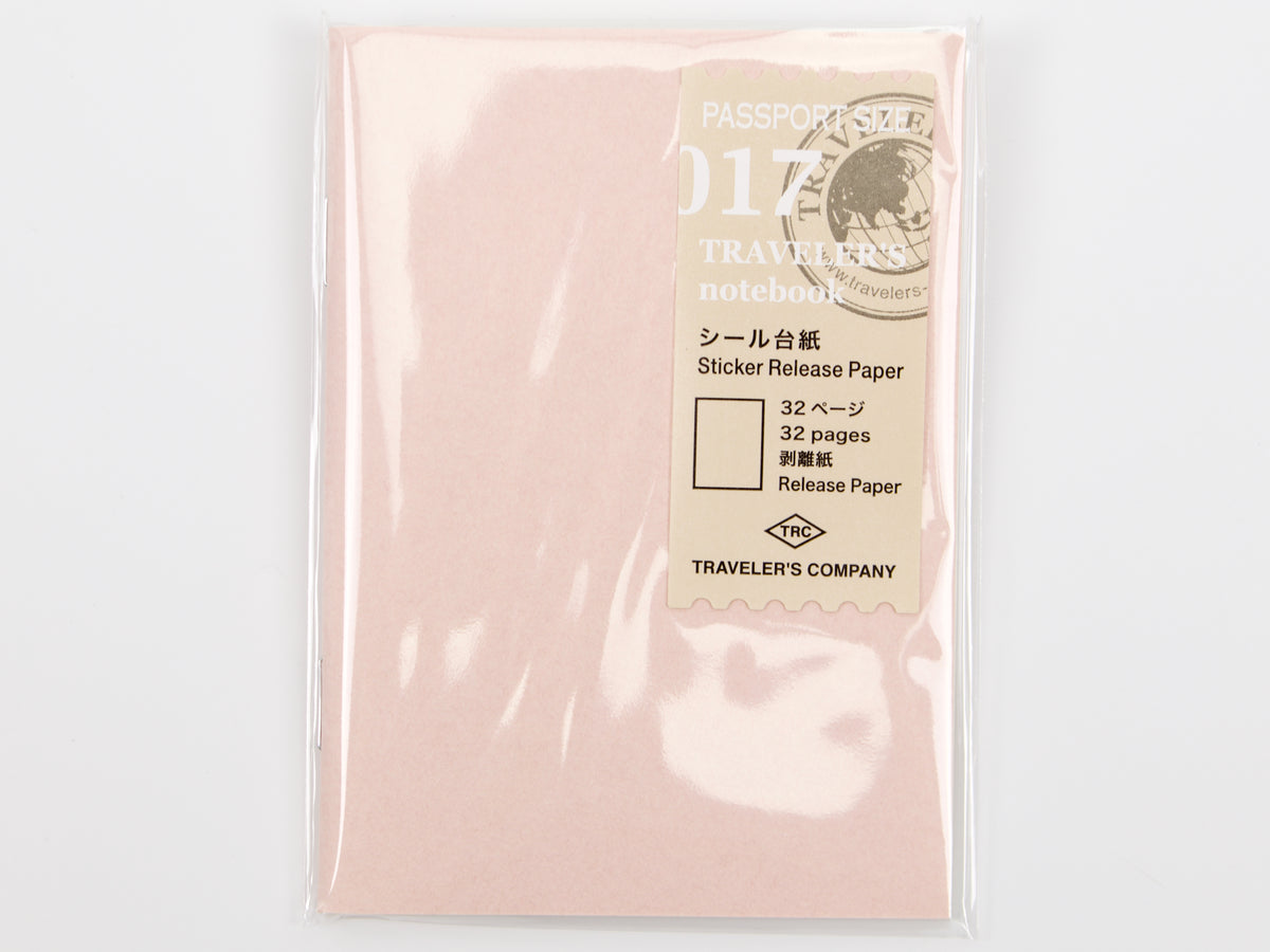 Passport 017 Sticker Release Paper - Tokyo Pen Shop