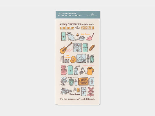 2027 Clear Folder for Traveler's Notebook