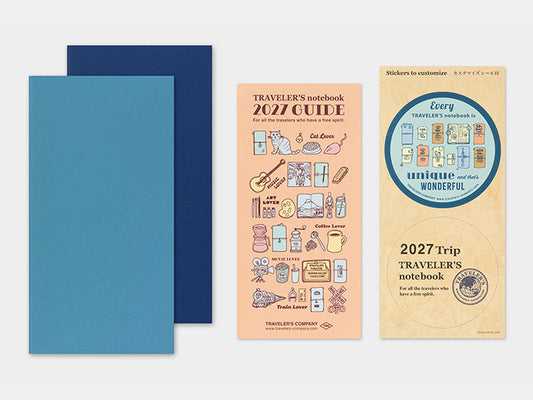 2027 Weekly + Memo Refill for Traveler's Notebook