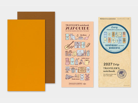 2027 Weekly Vertical Refill for Traveler's Notebook