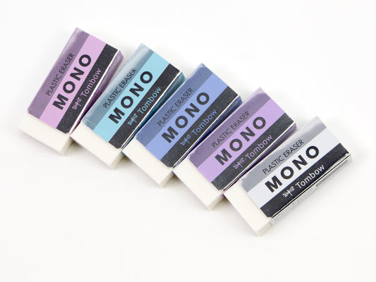 Borrador de plástico Tombow Mono Pastel Glass Edición limitada