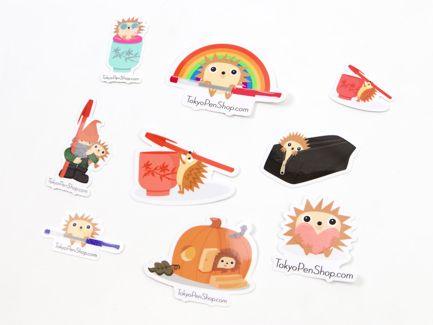 Tokyo Pen Shop Nine Sticker Set