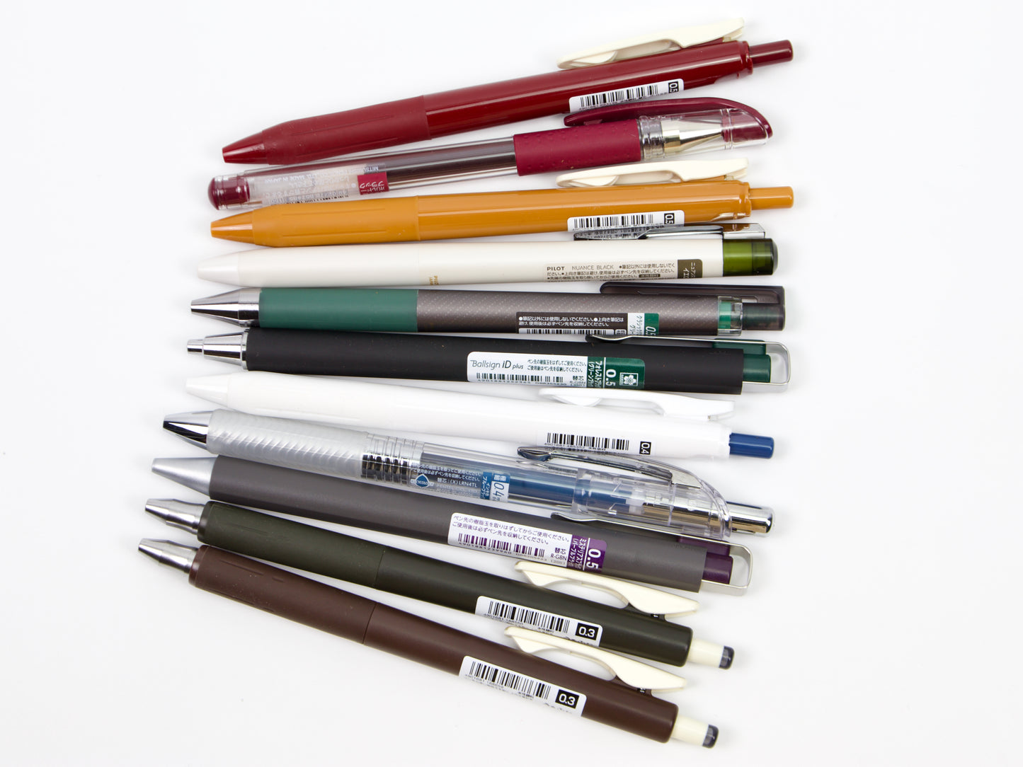 Vintage Ink Colors Pen Sampler Set