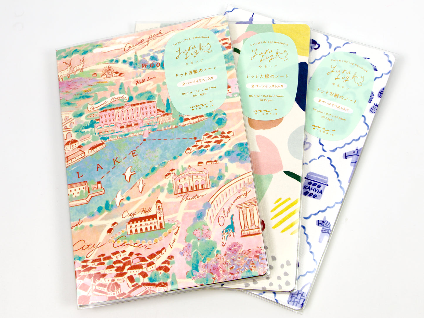 Midori Yuru Log Notebook B6