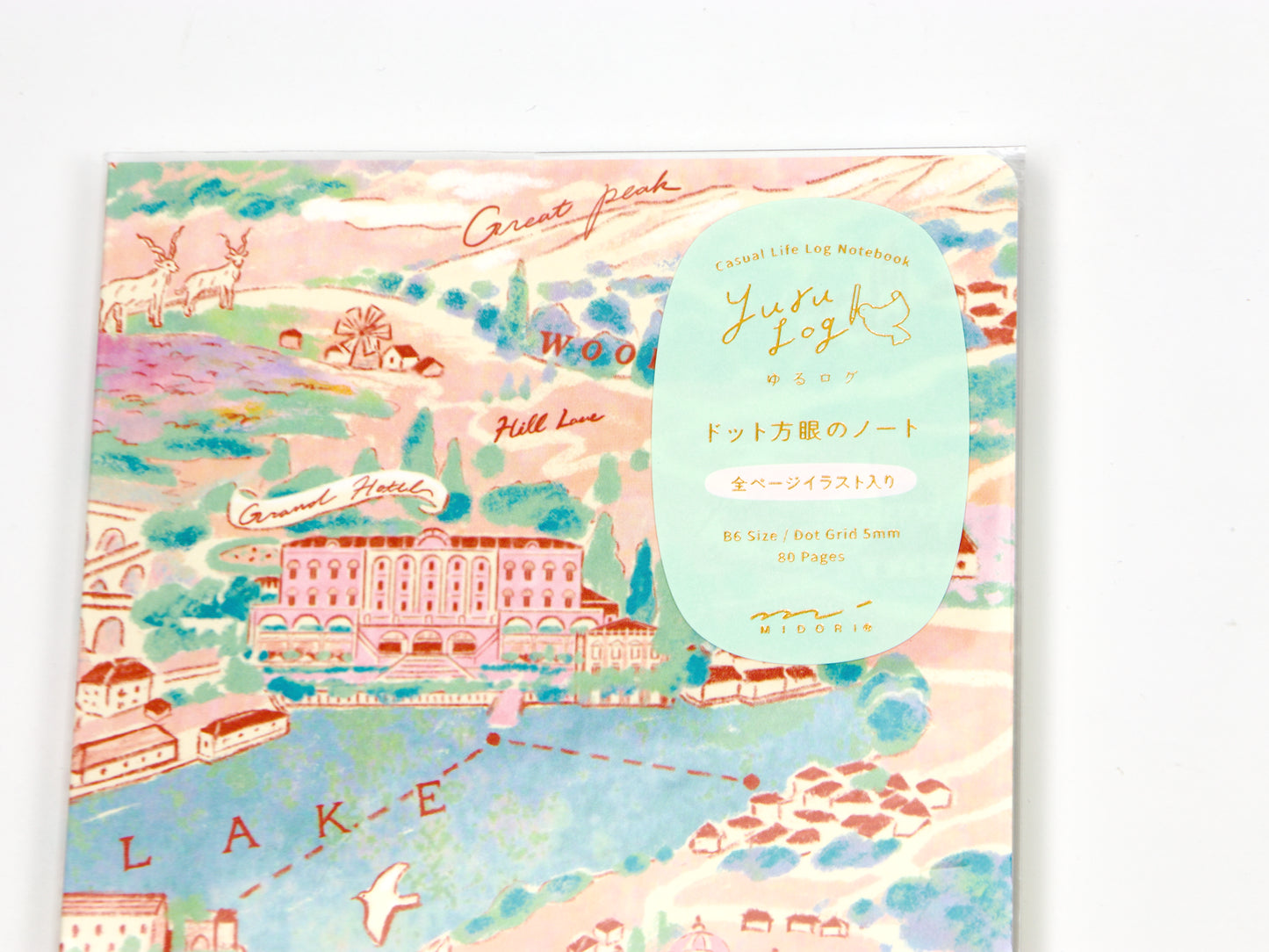 Midori Yuru Log Notebook B6